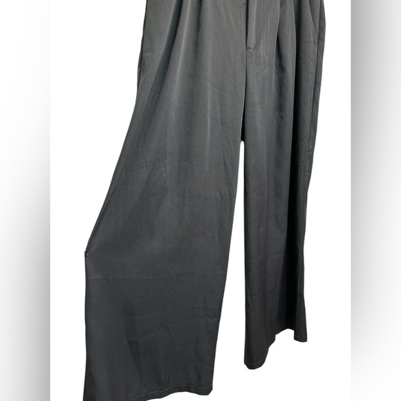 SHEIN charcoal grey wide leg dress pants NWOT - Picture 3 of 5